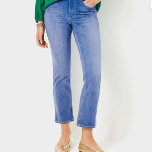 Lilly 28" Liza High Rise Crop Flare - Picture 3 of 7